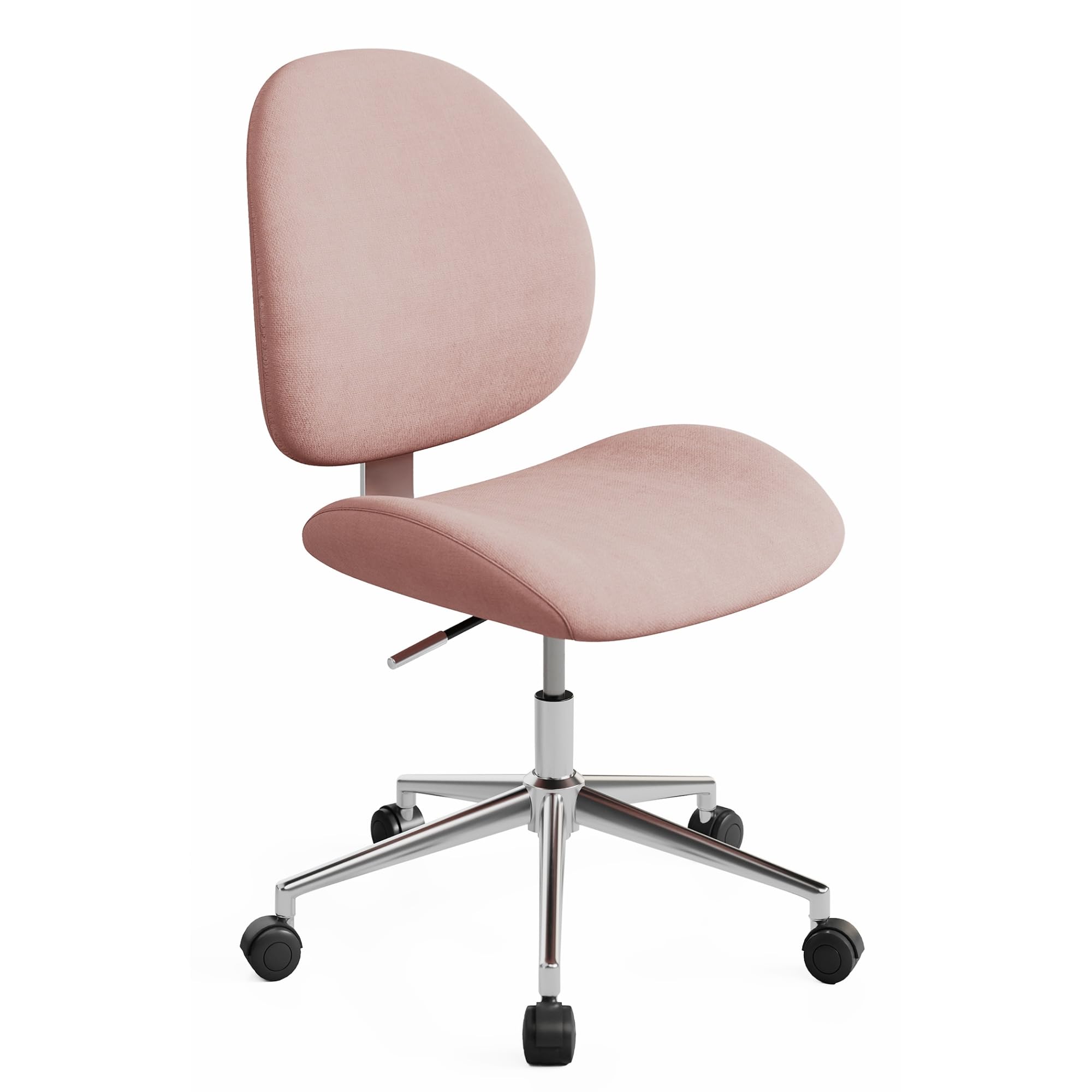 Amazon.com : Realspace® Brigsley Fabric Low-Back Task Chair, Pink